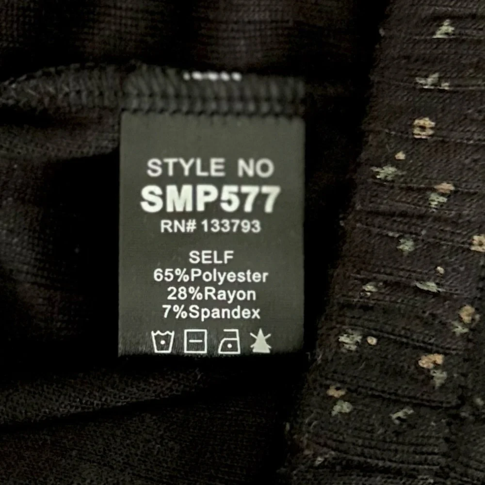 POL Ditsy Floral Boxer Style Lounge Shorts, Black M NWT - Picture 7 of 7